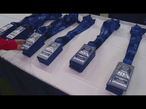 Colts host annual 5K Run/Walk, Blue's Fun Run in downtown Indianapolis