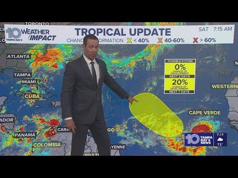 10 Tampa Bay Weather: Cloudy and breezy to start Saturday but sunshine will return