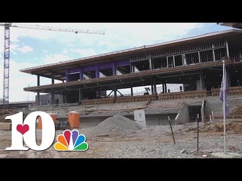 Construction on downtown Knoxville stadium continuing
