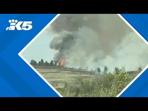Some residents urged to evacuate as brush fire burns in Kittitas County