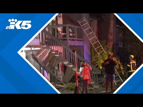 Driver crashes into Kirkland apartment building, displacing 14 people
