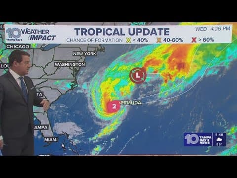 Tracking the Tropics: Hurricane Imelda reaches Category 2 and moves away from Florida