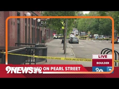 Boulder Police give update on Sunday attack on Pearl Street Mall