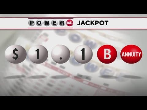 Powerball jackpot reaches 1.1 billion