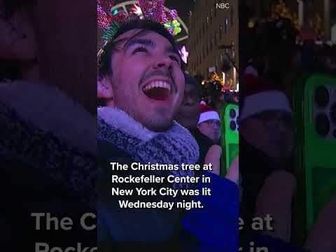 Rockefeller Center tree lighting