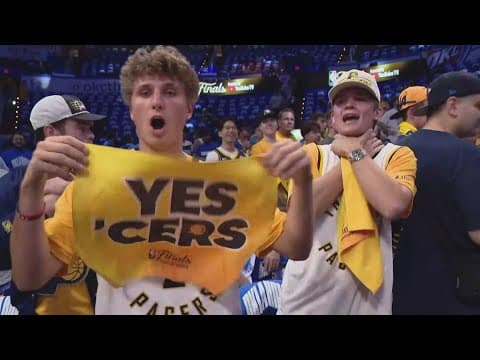 Pacers fans attend Game 7 of NBA Finals in Oklahoma City