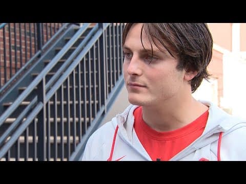 Julian Sayin postgame interview | Ohio State vs. Illinois