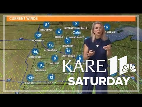 WEATHER: Warm breezy Saturday, then showers return Sunday night