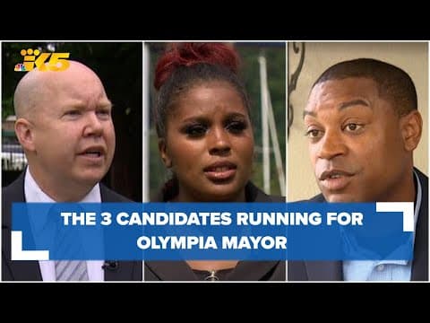 Meet the 3 candidates running for Olympia mayor this primary election