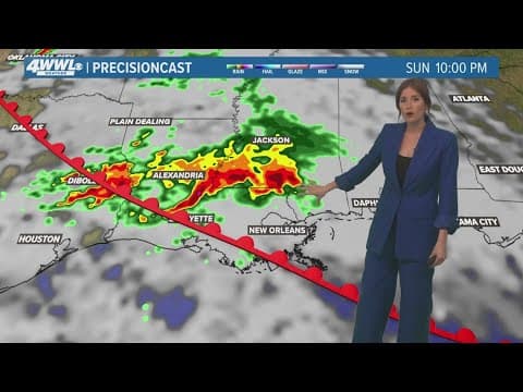 New Orleans Weather: Warm for Mother's Day, rounds of rain this work week