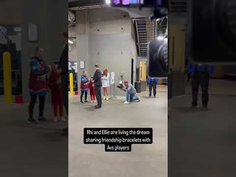 Girls hockey night gives two young fans the chance to meet their heroes