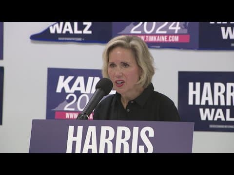 Gwen Walz holds first campaign stop in Manassas, Virginia