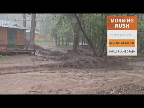 Massive mudslides in Southern California