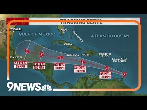 Hurricane Beryl set to make landfall
