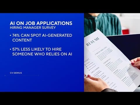 Job candidates using AI to craft resumes, cover letters and question responses