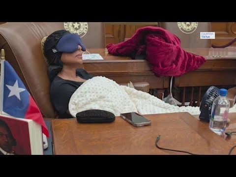 Texas Democrat refuses to sign 'permission slip' to leave House chamber