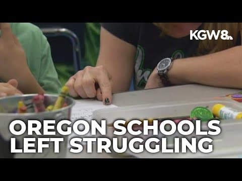 Oregon schools face a flurry of challenges, and new report finds kids are struggling to keep up