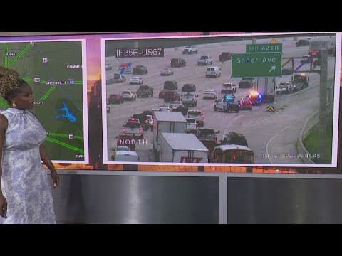 DFW Traffic: The latest slowdowns on your commute