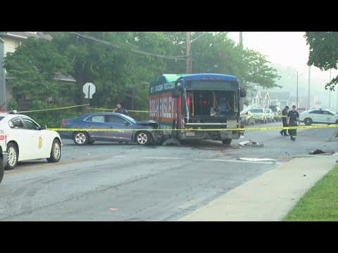 IMPD investigating serious crash involving IndyGo bus on Indy's near northwest side