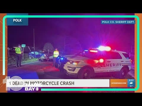 Deputies: 41-year-old motorcyclist dead after crash with teen driver in Polk County