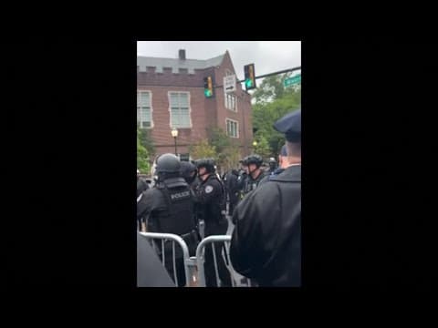 More than 30 arrested as pro-Palestinian protest camps are cleared at University of Pennsylvania