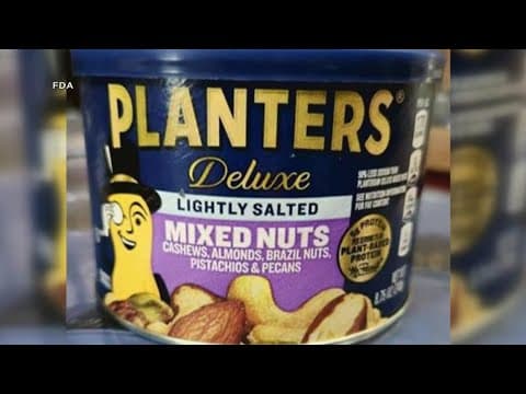 RECALL: FDA warns Planters' consumers of potential contamination