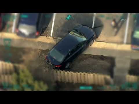 Police video shows arrest of 3 suspects following pursuit in Whitehall