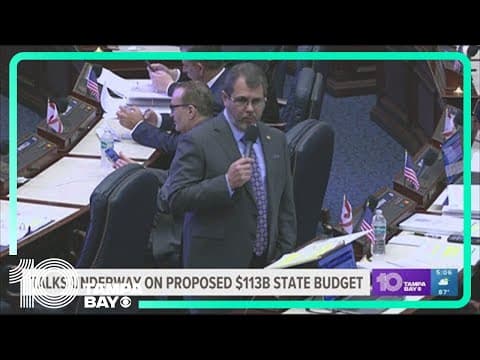 Talks underway for proposed $113B Florida state budget