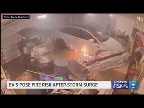 Florida officials urge EV owners to heed saltwater fire risk with hurricane season approaching