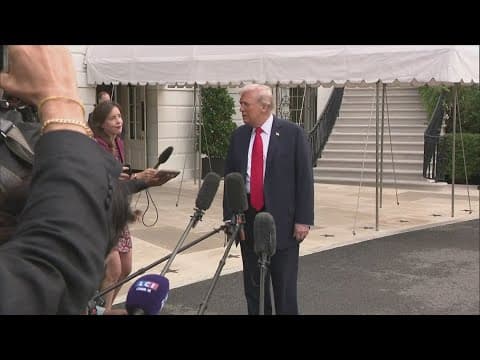 President Trump and the first lady visit Buckingham Palace in a historic state visit