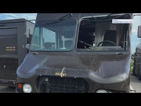 North Texas UPS driver passes out behind the wheel during triple-digit heat, union claims