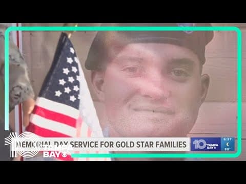 Memorial Day service held for local Gold Star Families