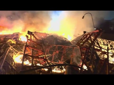 KHOU 11 Team Coverage: Helicopter crashes into radio tower near Houston's East End