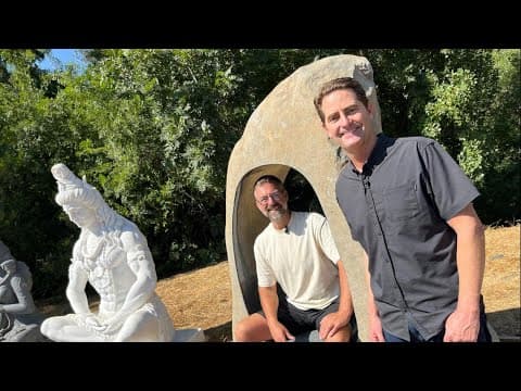 Garden Nirvana: Kyle Tortora's 'Lotus Sculpture' celebrates 25 years of Hindu and Buddha statues