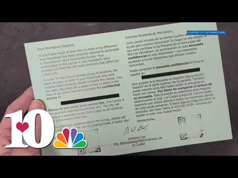 It's not junk mail! Morristown mailing out community survey cards
