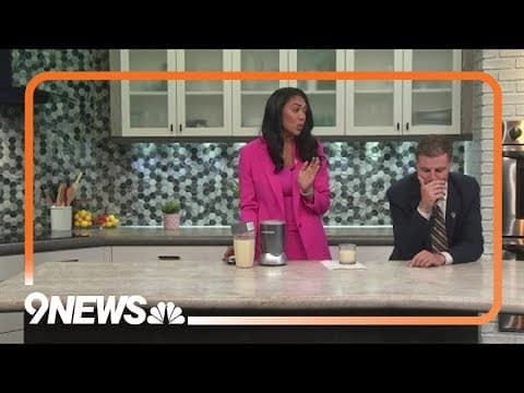 9NEWS meteorologist tries 'Love Is Blind' contestant's questionable smoothie