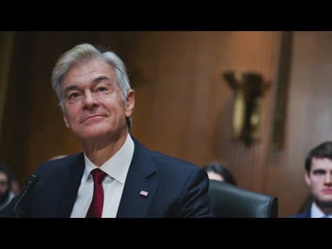Dr. Oz, Trump's nominee to oversee Medicaid, Medicare, testifies before Senate