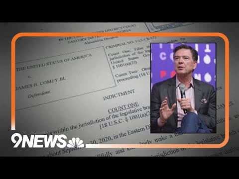 Former FBI Director James Comey indicted