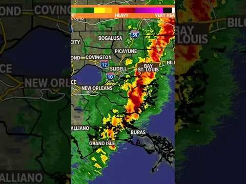 Severe weather sweeps Louisiana