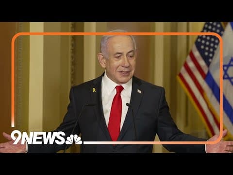 Israeli Prime Minister meets with Mike Johnson on Capitol Hill