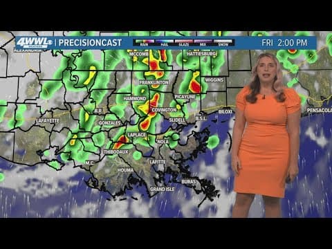 New Orleans Weather: Hot and muggy with passing showers and storms