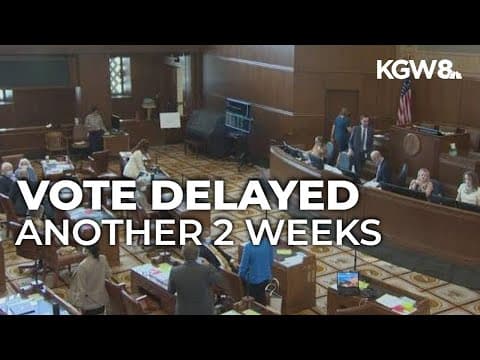 Transportation bill vote delayed again in Oregon Senate