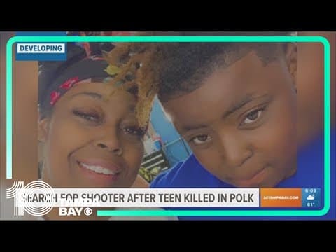 Police searching for shooter who killed teen in Polk County