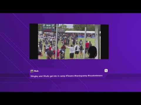 Scuffle breaks out at Texans training camp