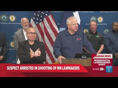 Officials speak after arrest of man accused of killing lawmaker