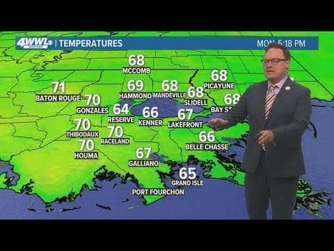 Pleasant temperatures Monday, weather to warm up later this week