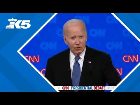 2024 presidential debate: Biden rejects claims that international war wouldn't happen on his watch