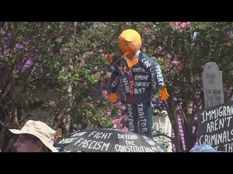 'No Kings' Anti-Trump protest held in New Orleans