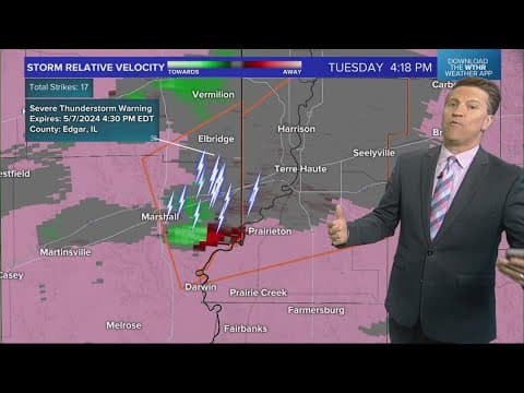 Live Doppler 13 forecast | 4pm Update for Tuesday, May 7, 2024
