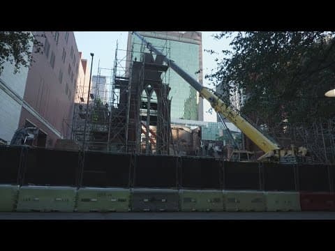 Demolition begins at First Baptist Dallas months after fire destroyed the sanctuary